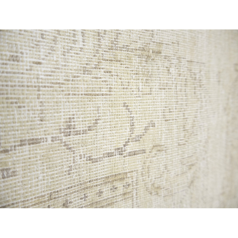 Tapis unique beige de 9 pi 7 po x 12 pi 9 po Dibble
