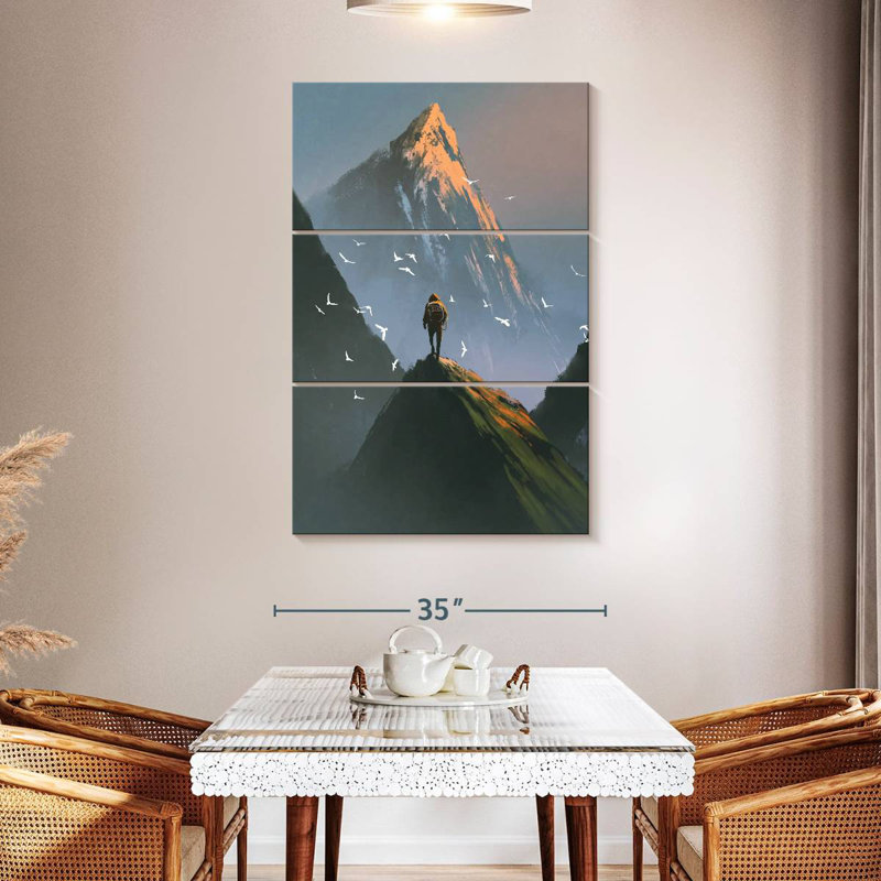 Sireci Man Climbing, 74" H x 48" W