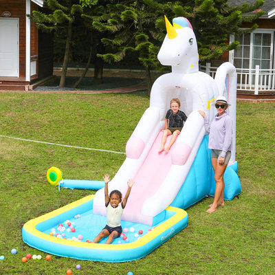 Inflatable Unicorn Water Slide