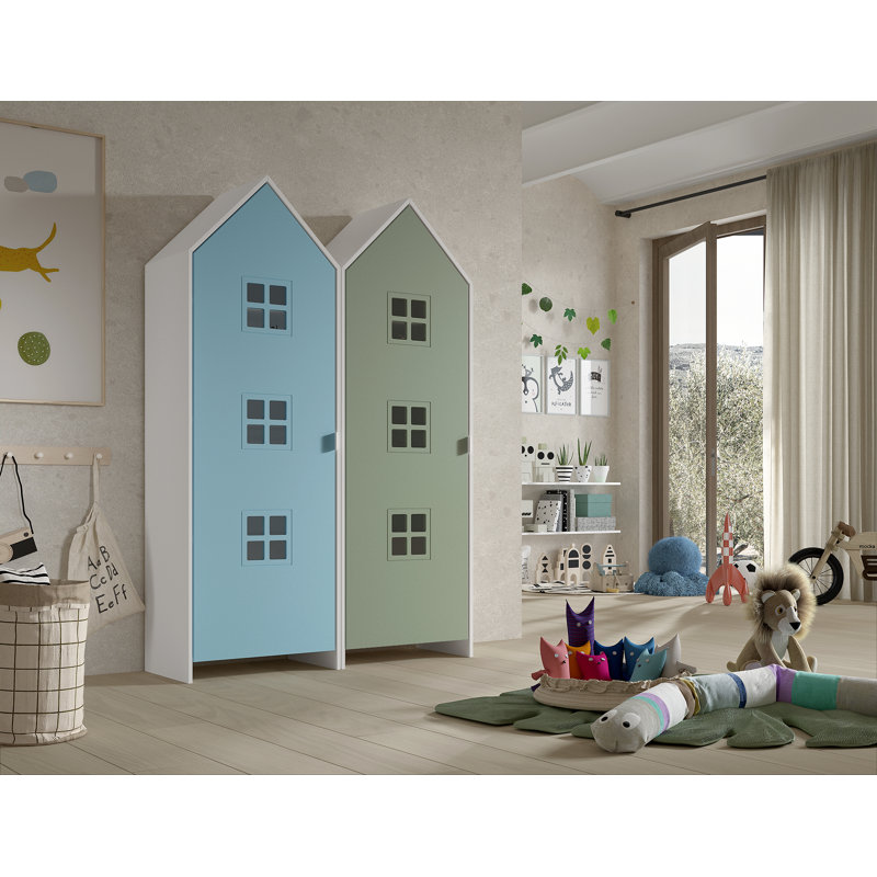 Casami Bruges 2 Door Wardrobe, Blue/Green