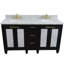 Ensemble de meuble-lavabo double 61 "avec miroir Schreck-104831146