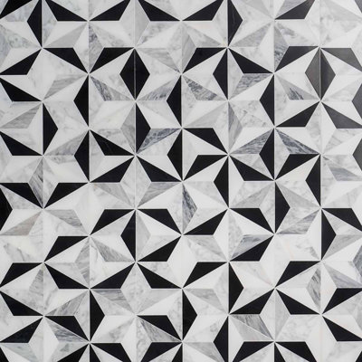 Phantasm Polished Marble Mosaic Tile