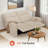 64.6" Wide zero clearance recliner  Power Recliner Loveseat Sofa, Reclining Loveseat for Small Space-1159078766