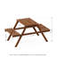 Arianna Outdoor Dining Set, Wood, Natural
