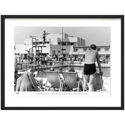 Rustington, Swimming Gala, Mallon Dene C1955 by Francis Frith - Single Picture Frame Print
