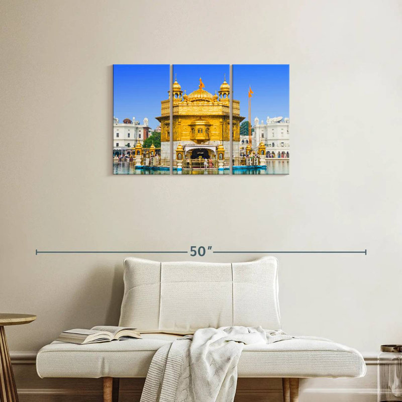 Rorry Amritsar's Golden Temple, 20" H x 33" W