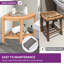 Banc de douche en polystyrène HPS de l 17,12 po Kerstetter-86902171