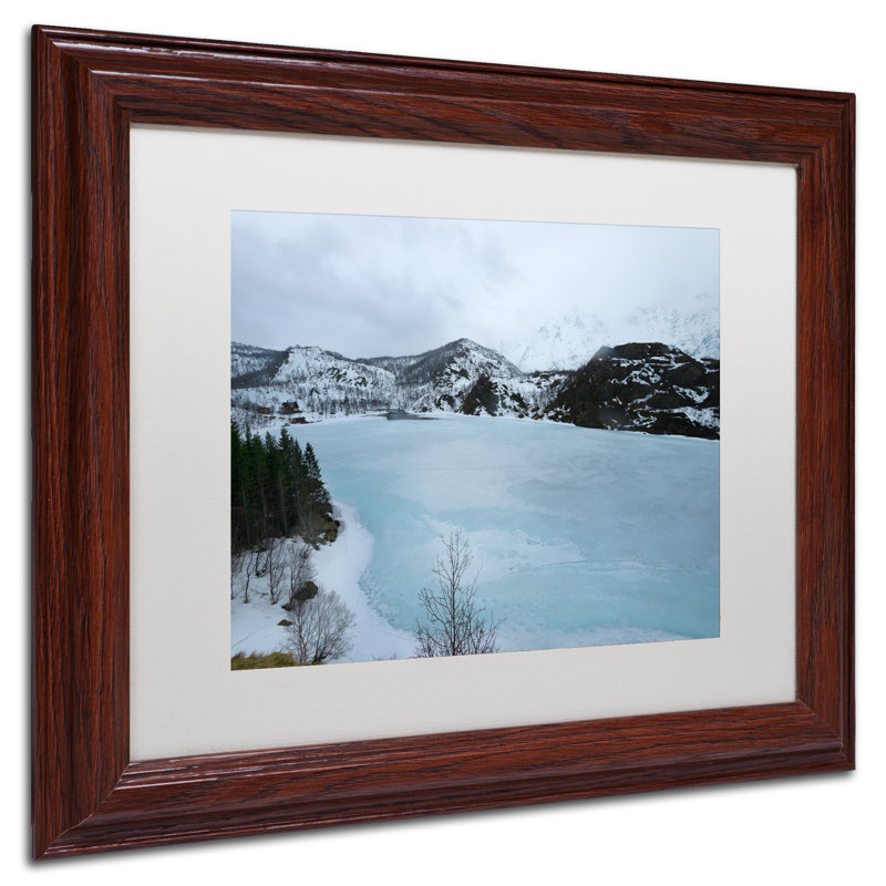 « picture this », reproduction sur toile encadrée, H 11 po x l 14 po x P 0,5 po, Brun