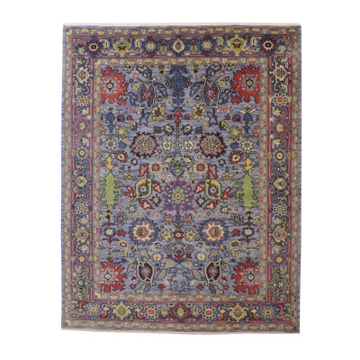 Riggleman One-of-a-Kind 10.0X8.0 Area Rug Blue