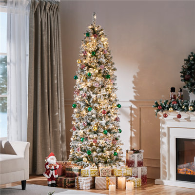 Arbre de Noël artificiel pré-éclairé