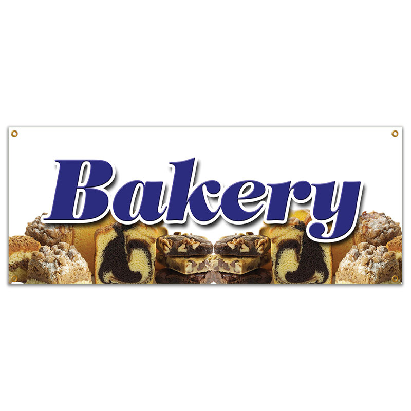 Bannière de boulangerie 18 po x 48 po