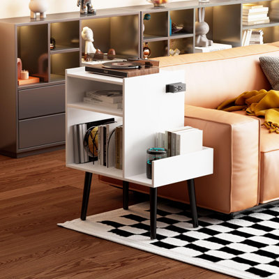 Record Player Stand with Vinyl Storage, Audio Racks Stands for Living Room Music Room