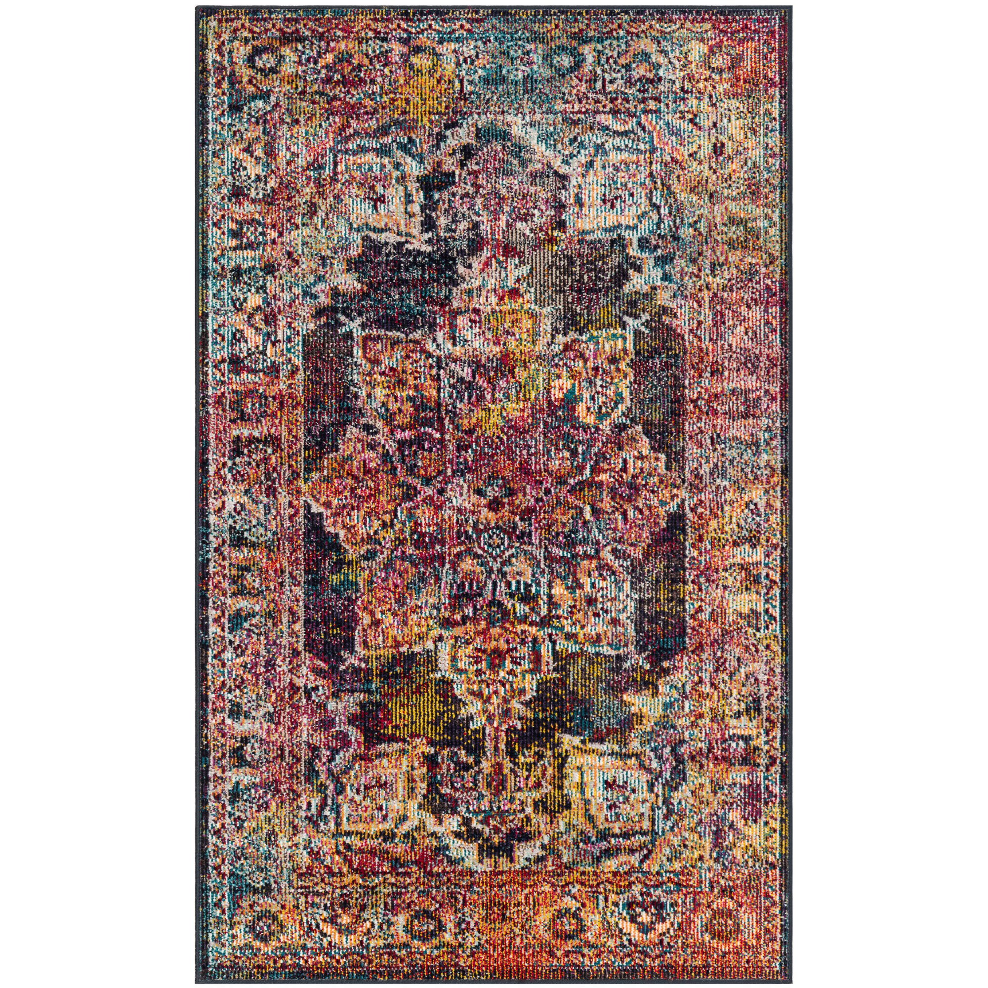 World Menagerie Mae Crystal Performance Oriental Rug & Reviews | Wayfair
