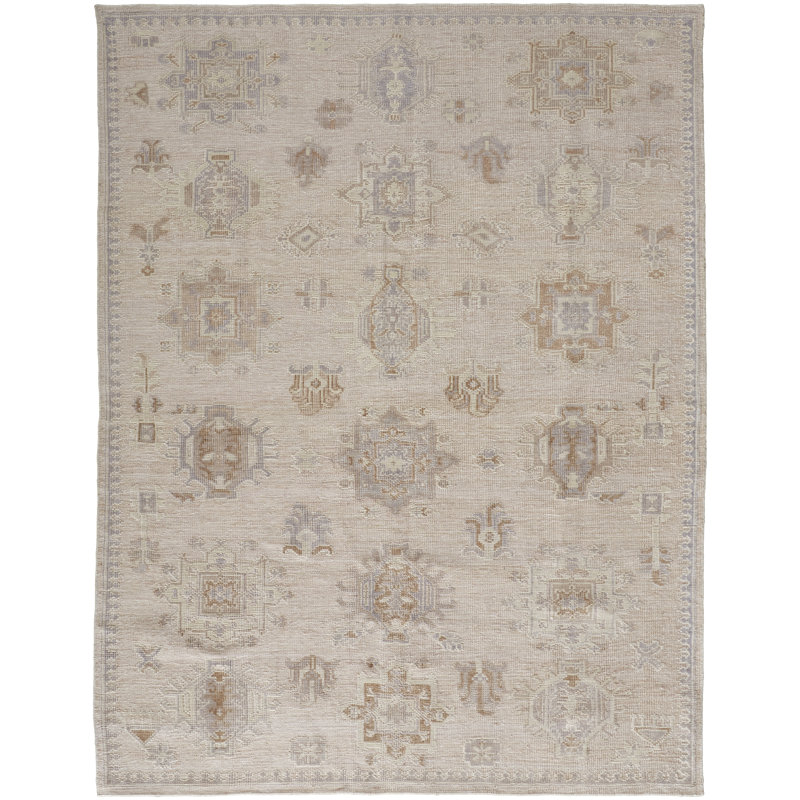 Wendover Hand Knotted Oriental Area Rug, Rectangle 2' x 3'