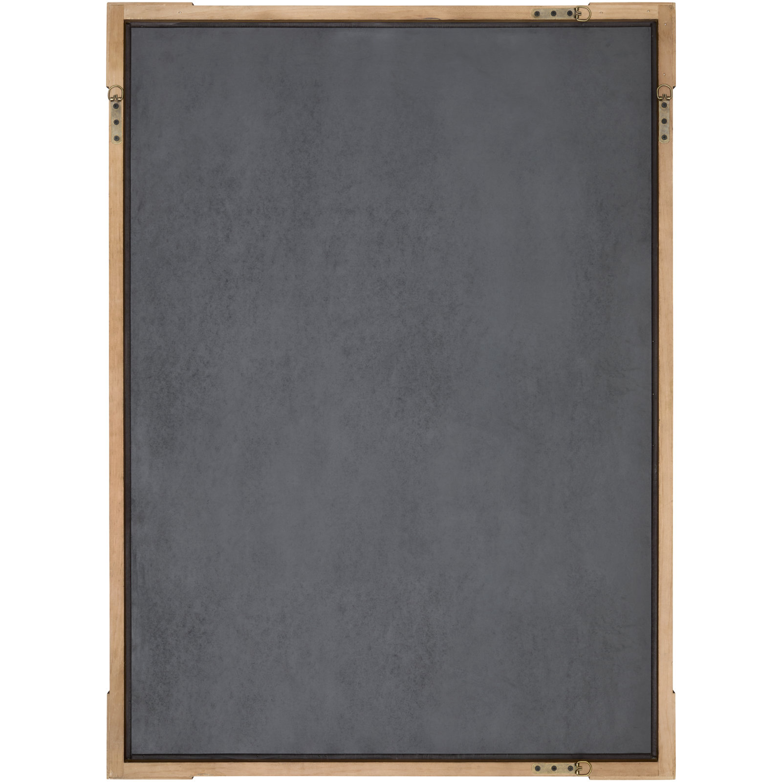 Lizzie Mirror, 46" H x 34" W, Brown Wood