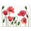 Coquelicots rouges rétro - peinture sur toile-60162961-60162964