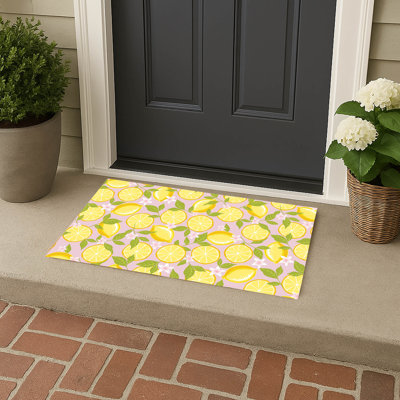 Lemons Outdoor Doormat