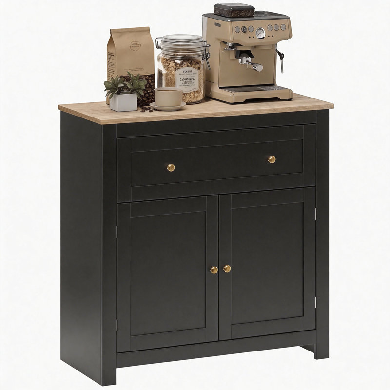 78.5cm Sideboard, Black