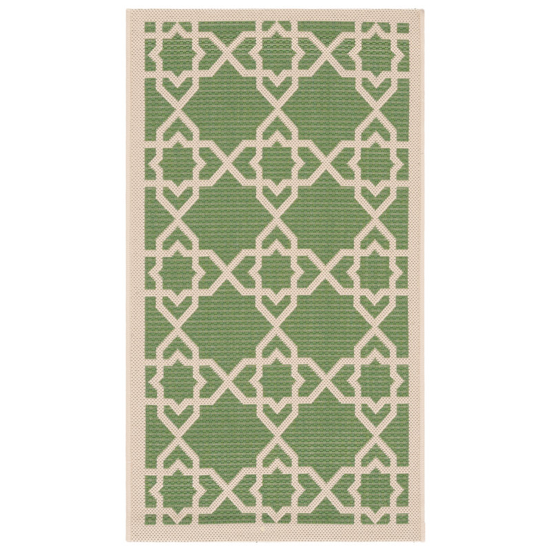 Dirks Performance Geometric Indoor/Outdoor Area Rug, Rectangle 2' x 3'7"
