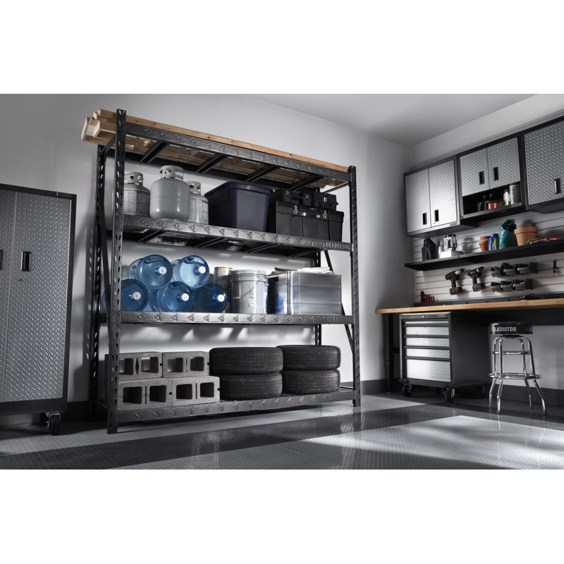 Gladiator 90" x 90" Heavy Duty Metal Garage Rack with Adjustable Shelves