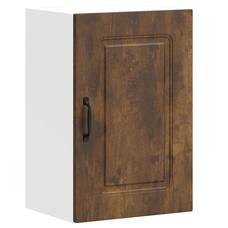 Kitchen Wall Cabinet Kalmar Engineered Wood, Smoked Oak, 60cm H x 40cm W x 31cm D