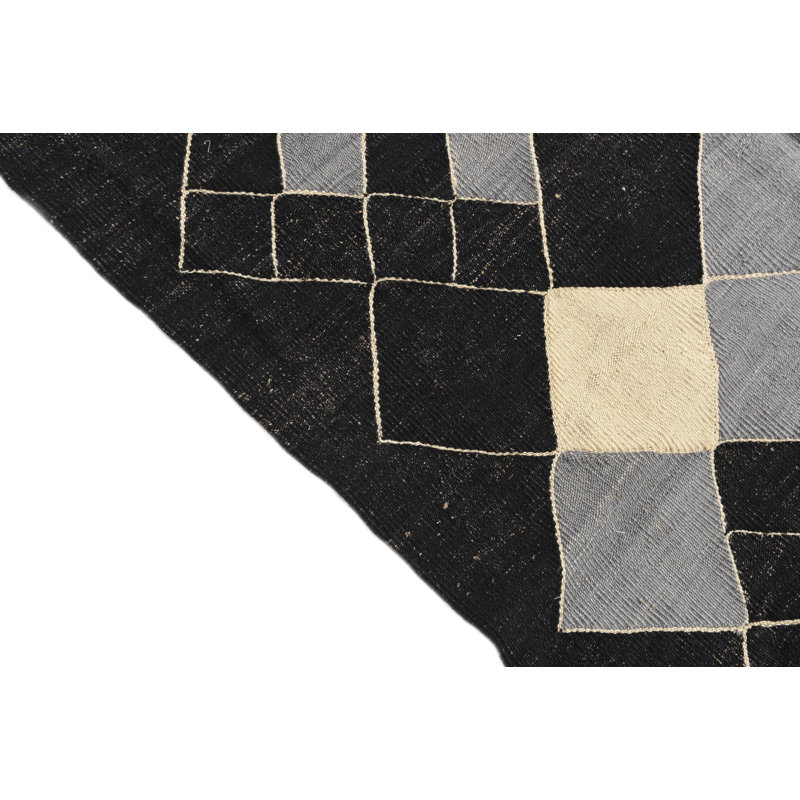 Tapis noir Noor
