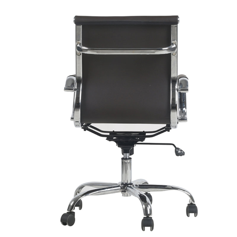 Fauteuil de conférence ergonomique en polyuréthane, Brun