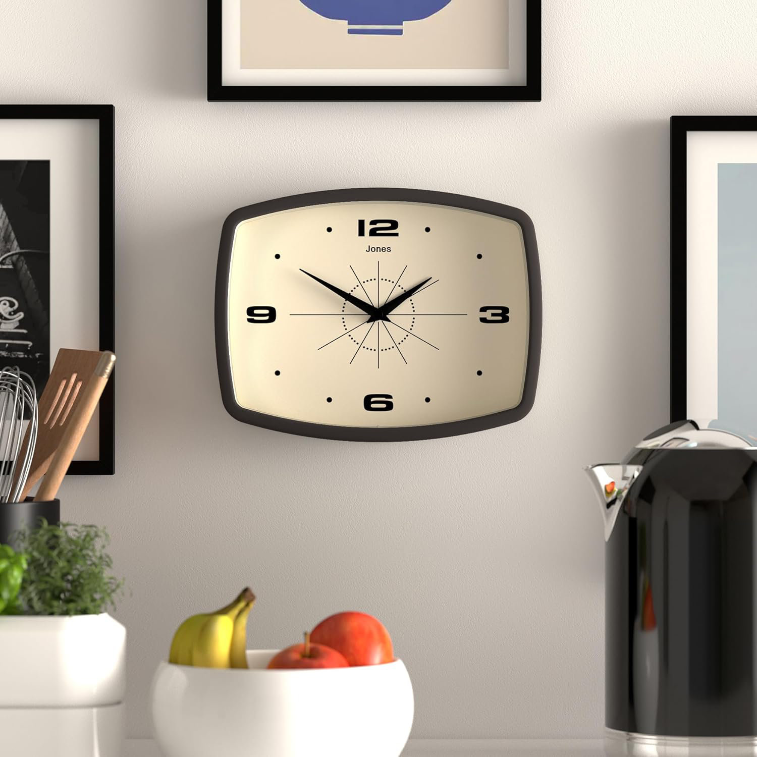 George Oliver Movie Wall Clock | Retro Rectangular Clock | 10 Inch ...