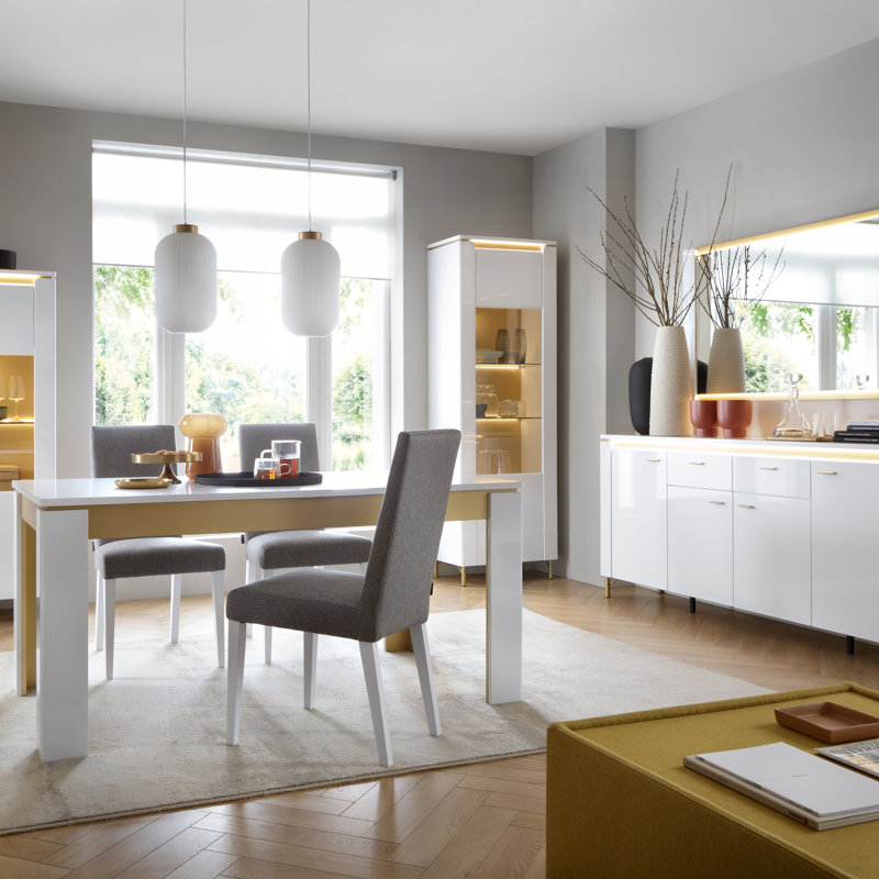 Akilia Display Cabinet, White