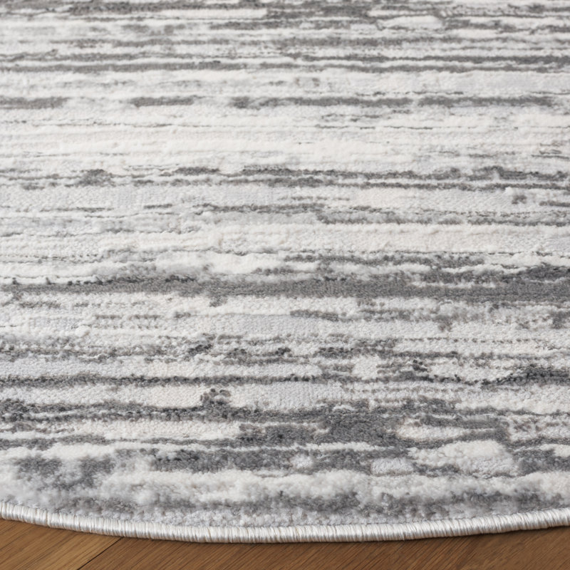 Oaksmeade Performance Abstract Rug, Round 6'7"