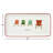 Spode Kit Kemp Doodles Sandwich Serving Platter - Red Border