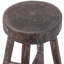 Tabouret de bar en bois massif 19,5 po Payan
