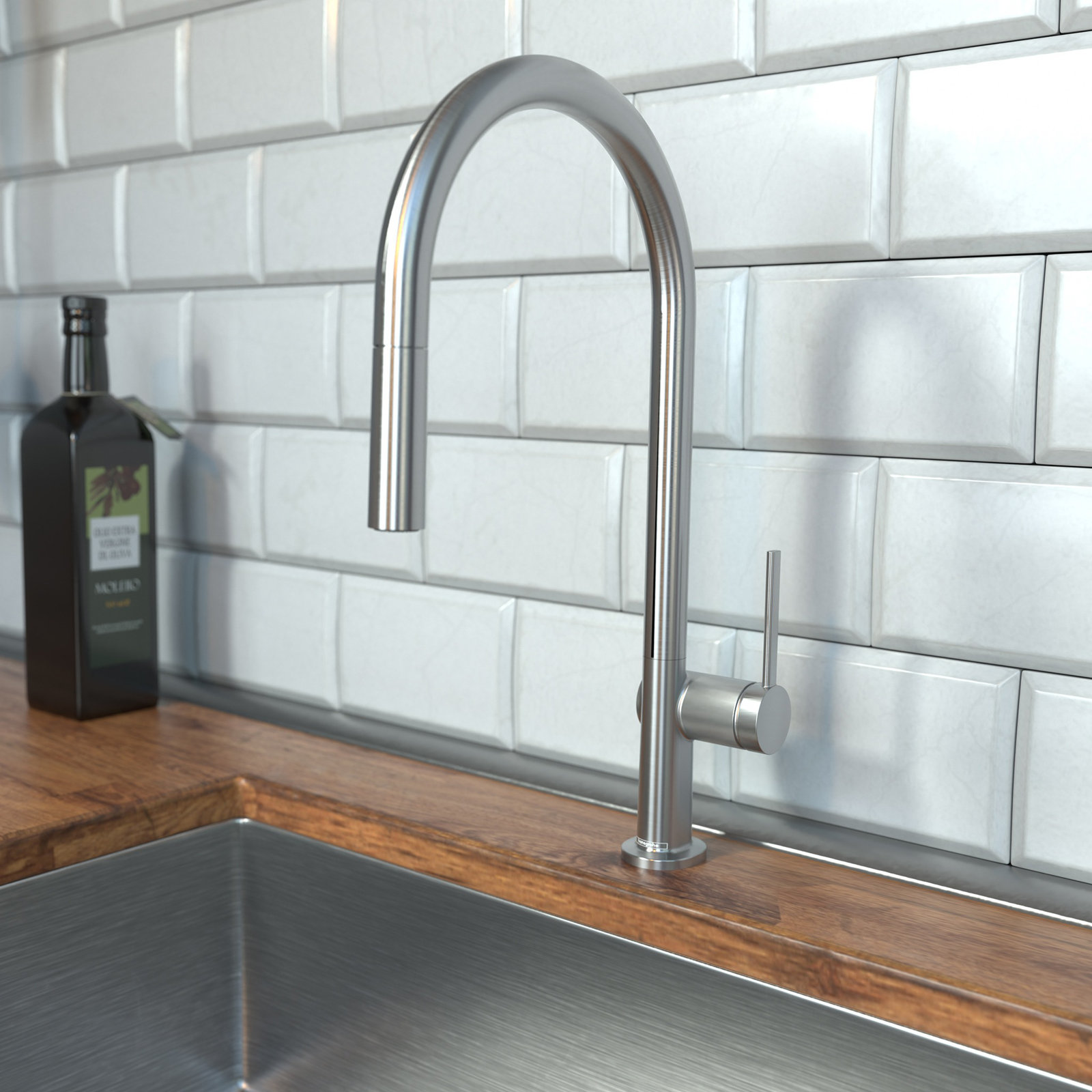 Hansgrohe Talis N O-Style Pull-Down Faucet, Steel Optic