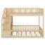 Lit superposé compact au sol avec escalier de rangement-130147959
