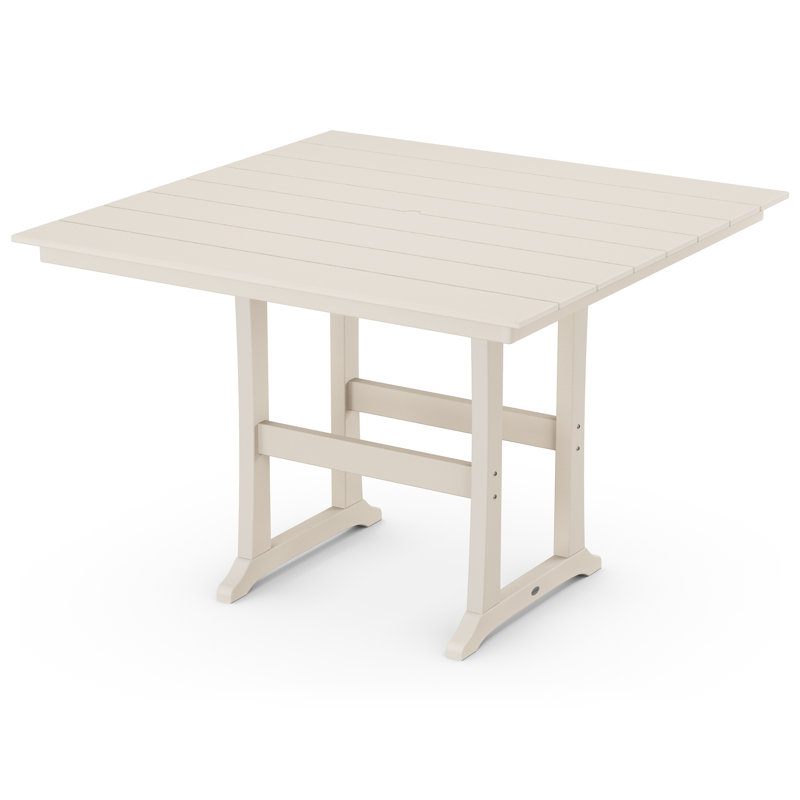 Farmhouse Trestle Dining Table, Cream