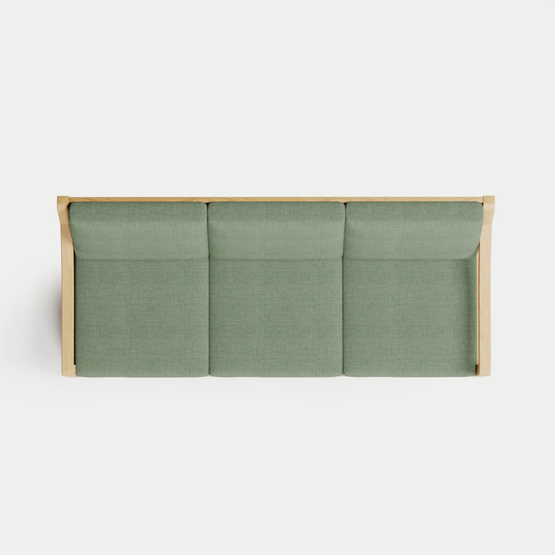 Solerno Heated Sofa, Aloe
