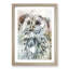 Tawny Owl in Abstract - Framed Print-55729614-55729617