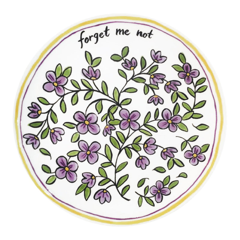 Assiette à salade en porcelaine tendre 8,5 po Heritage