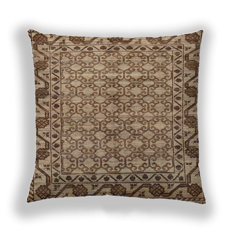 Coussin Abstract 298, Microsuède