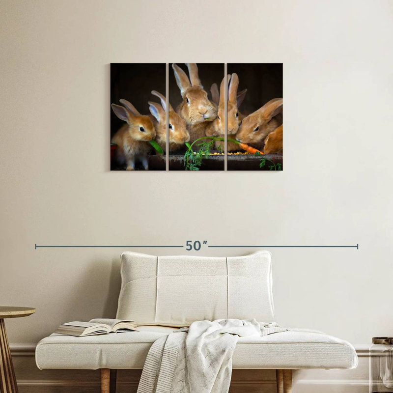 Brampt Bunny Dinner, 20" H x 33" W