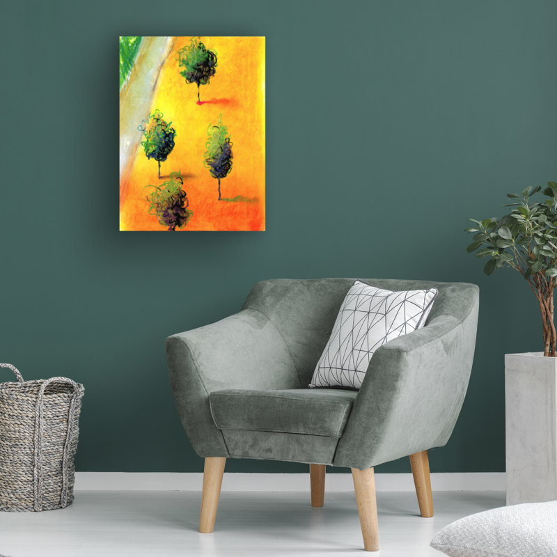 Art sur toile 4 riches bologles bolins, H 19 po x l 14 po