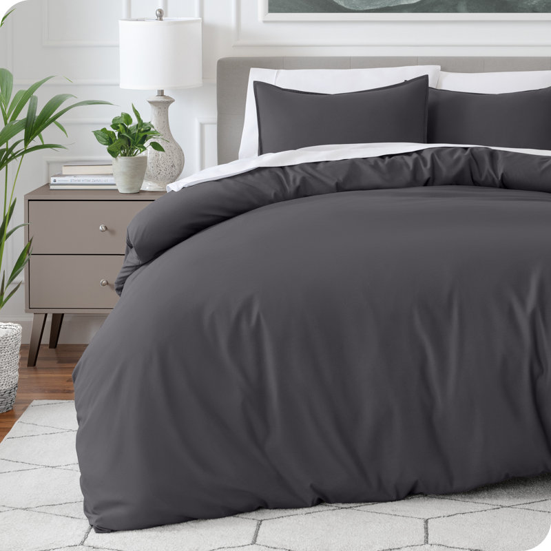 Ensemble de housse de couette en microfibre moderne et contemporain, Housse de couette pour grand lit et 2 taies décor