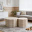 Ensemble de 2 tables basses rondes