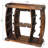 Cordle 8 Bottle Tabletop Wine Bottle & Glass Rack in Brown