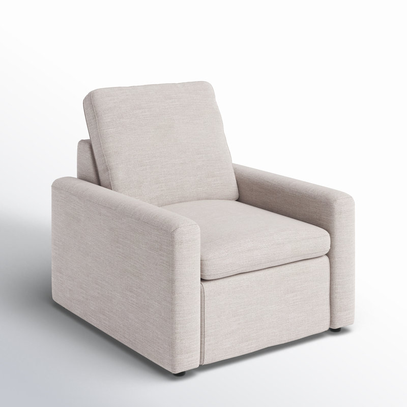 Kenne Power Recliner, Laken Stone, Polyester Blend