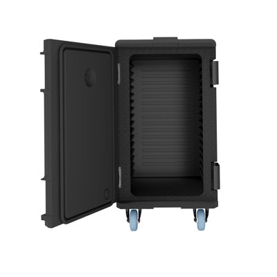 Porte-plats isotherme avec roulettes