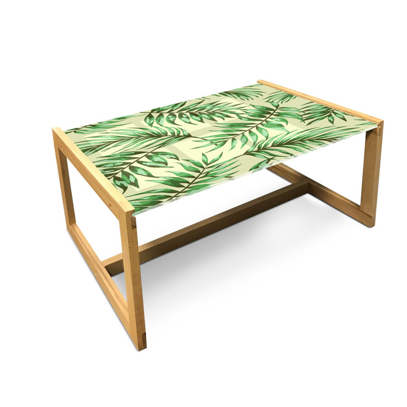 Jaaziah Trestle Coffee Table, 40cm H x 91cm W x 62cm D