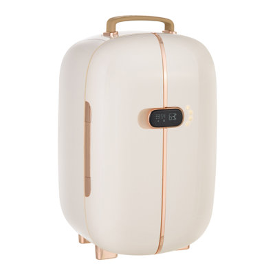 Réfrigérateur portatif pour la peau avec affichage à DEL, mini-réfrigérateur de 12 L pour la beauté, le maquillage et les cosmétiques, petit réfrigérateur pour chambre à coucher, bureau personnel, bureau