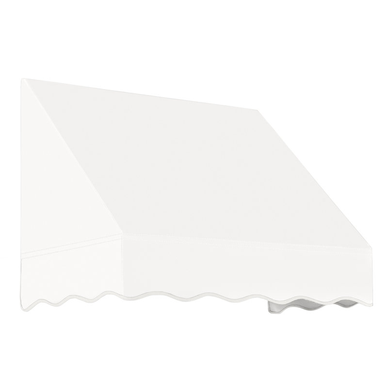 Auvent fixe en tissu acrylique San Francisco Awntech, H 31 po x l 52,5 po x P 24 po, Blanc