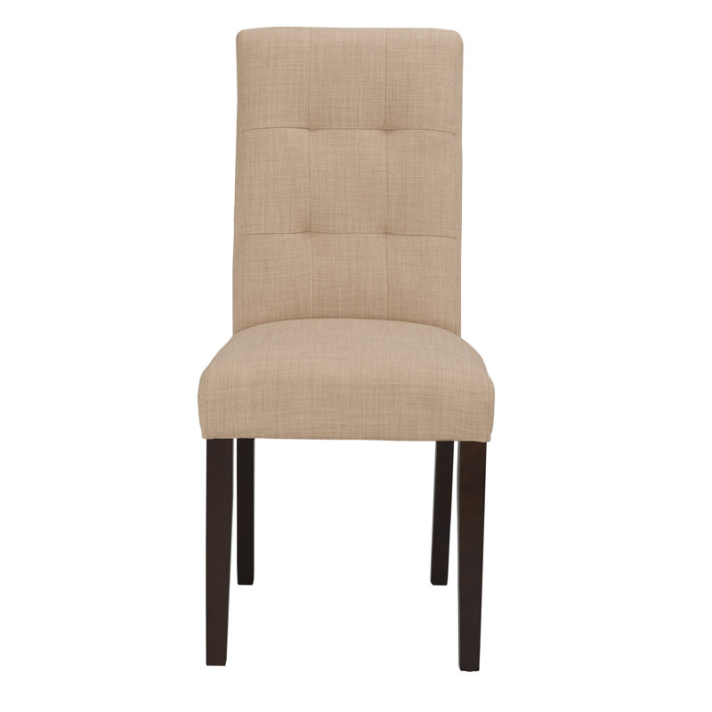 Chaise d'appoint en lin - kaki Lyon